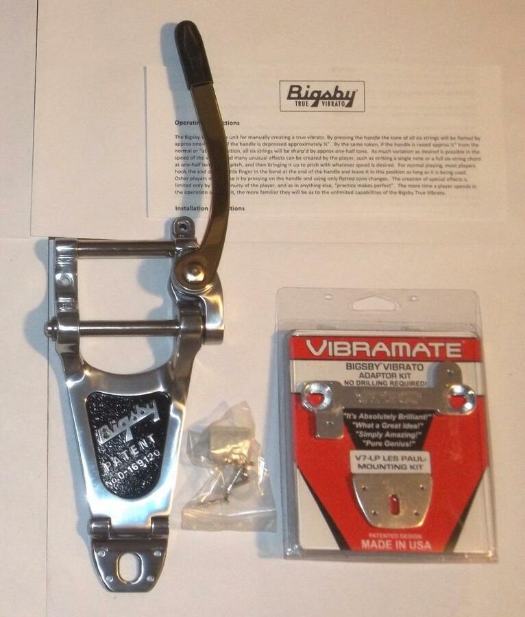 Bigsby® B7 Vibrato Tailpiece & Vibramate V7-LP~Made In The USA