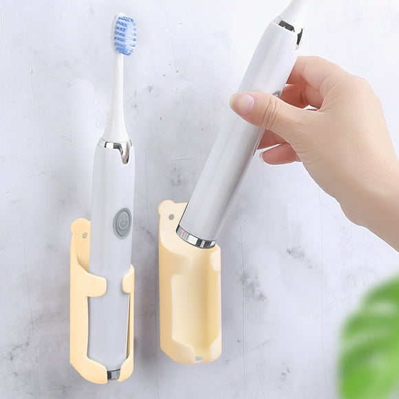 Apmemiss Clearance Electric Toothbrush Holders for Bathroom, Wall Mounted Electric Toothbrush Organizer, Self Adhesive Bathrooms Toothbrush Storage for Shower, Saving Space and Keep Drying