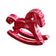 thumbnail image 5 of Caballito de madera de madera decorativo, de colección, artesanal, para decoración, pieza de exhibición. Rojo, 5 of 9