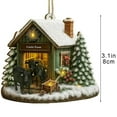 thumbnail image 6 of Cozy Farm Cottage Christmas Ornament Decorative Pendant For Holiday Display, 6 of 6