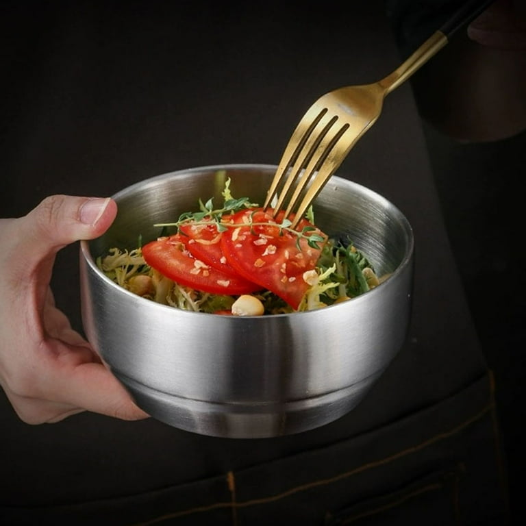 Round Korean Stainless Steel Food Container