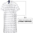 thumbnail image 3 of Pack de 6 batas de hospital Utopia Care, unisex, para mujeres y hombres, 2XL, color azul, 3 of 9