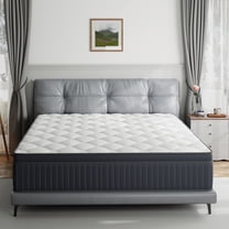 Babo Care 12 Inch Queen Mattress, Euro Top Hybrid Mattress, Medium Feel, Pocket Coils, Motion Isolation, 100-Night Trial