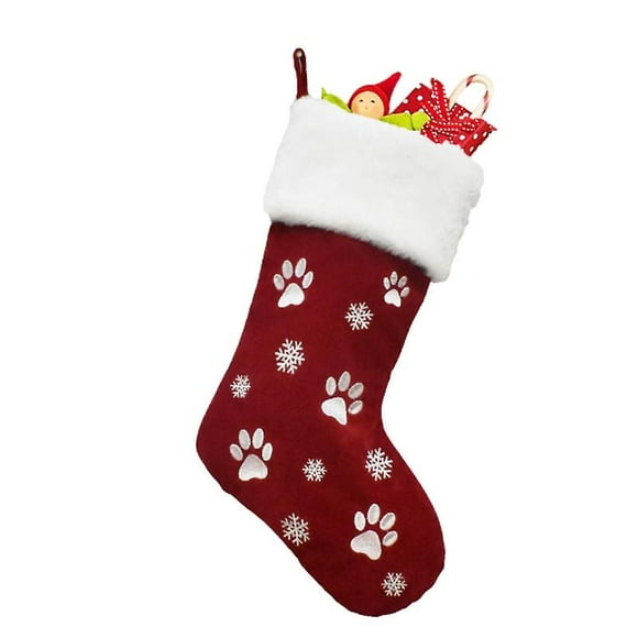 Christmas Socks Gift Bags Christmas Decorations Pet Christmas Gifts Childrens Christmas Tree Pendants