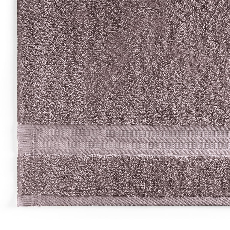 Better Homes & Gardens Adult Bath Towel, Solid Grey 