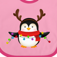 thumbnail image 4 of Inktastic Penguin Xmas Boys or Girls Baby Bib, 4 of 4