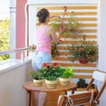 thumbnail image 5 of Harpi Flower Pots Outdoor Clearance, Flower Pots Cover Storage Basket Plant Woven Basket Planter Straw Flower Pot Gardening Pots, Planters & Accessories, 5 of 7