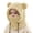Khaki, variant on Kids Winter Hat And Scarf Lined Ear Cold Weather For Boys Girls Outdoor Activities