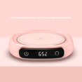 thumbnail image 5 of Electric Coffee Mug Warmer with Auto Shut Off,Temperature Settings Smart Cup Heater for Desk, Heating Coffee Milk Tea Beverage(White), 5 of 8
