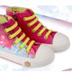 thumbnail image 3 of Cordones de Zapatillas de Running de Silicona Elástica Plana Impermeable Macarena Amarillo, 3 of 8