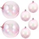 thumbnail image 2 of 6 uds. Decoraciones de bombillas navideñas iridiscentes, colgantes de bolas lisas, bolas colgantes para árbol de Navidad, recuerdos de fiesta, 2 of 8