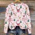 thumbnail image 5 of Lorytime Christmas Sweaters for Kids Boy Girl Santa Claus Shirt Crew Neck Long Sleeve Pullover Cute Tops 11 Years, 5 of 7