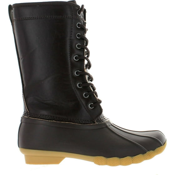 thin calf rain boots