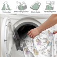 thumbnail image 4 of Princess and Unicorn White Pattern Soft Sherpa Fleece Throw Blanket, Warm Cozy Plush Blanket for Sofa Bed Couch, All Season, 60"x80", 4 of 5