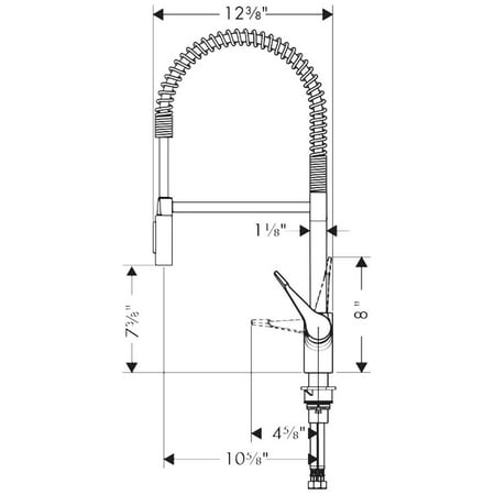 kitchen cento hansgrohe faucet semi pro