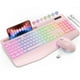thumbnail image 1 of Combo de teclado y ratón inalámbricos SABLUTE KL3 PRO Rosa, 1 of 9