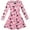 Pink, variant on Girls Dress Halloween Skull Print Costume Dress 4