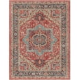 thumbnail image 3 of Well Woven Apollo Tirana Vintage Oriental Red Flatweave 7'7" x 9'10" Area Rug, 3 of 6