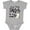 AC-Heather Grey, variant on My Big Sister is a Cat Boys or Girls Baby Bodysuit