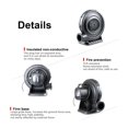 thumbnail image 3 of Commercial Air Blower Ball Turbo Radiator Fan Adapter Radial Turbo Cooler for Small Inflatables and Bounce Houses ,Strong Wind, 3 of 7