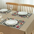 thumbnail image 3 of Pioneer Flower Floral Print Pattern Summer Placemats Table Placemats Set Of 4-Linen Kitchen Washable Placemats Table Mats 12x18 Inch Non-Slip Heat Resistant, 3 of 5