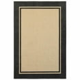 thumbnail image 1 of Palace Designs Sand & Black Border Indoor & Outdoor Area Rug, 6' x 9' , Durable, Stain Resistant, 1 of 1
