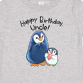 thumbnail image 4 of Inktastic Happy Birthday, Uncle Cute Penguins Boys or Girls Baby T-Shirt, 4 of 5