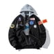 thumbnail image 3 of Chaqueta informal americana para hombre y mujer, chaqueta de piloto holgada bordada, Chaqueta de algodón, chaqueta de béisbol de pareja de hip hop, ciclismo grueso de invierno, 3 of 5