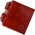 thumbnail image 4 of YISITIAN Piggy Bank, Shatterproof Clear Money Saving Bank Building Block Design Rectangular Transparent Saving Box for Storage Box Home Decor Ornament(Red) CA919-4868, 4 of 9