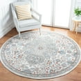 thumbnail image 2 of SAFAVIEH Oregon Einri Floral Area Rug, Grey/Ivory, 6'7" x 6'7" Round, 2 of 8