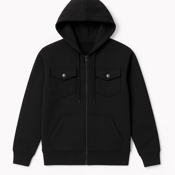 BenBen Men Hoodies Full Zip With Pocket Heavyweight Soft & Cozy