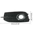 thumbnail image 3 of Car Front Grills Bumper Fog Lights Cover Frame Trim Accessories Grille Bumper for 12-14 8U0807682D 8U0807681D, 3 of 8