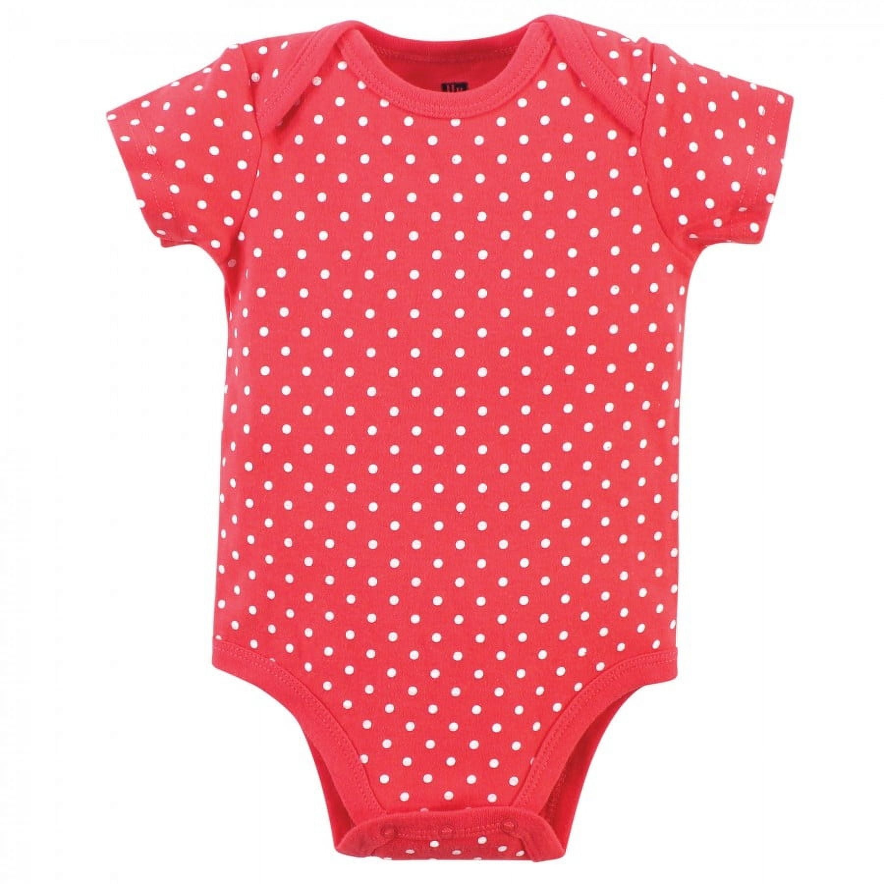 Hudson Baby Infant Girl Cotton Bodysuits 3pk, Mommys Mini, 9-12 Months