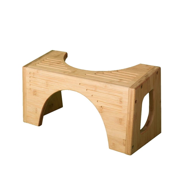 Taburete para inodoro Squatty Potty The Original Bamboo Flip Brown