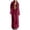 #0033-Wine, variant on Uootdi Women's 2 Piece Matching Lounge Set Long Sleeve Oversized Button Down Shirt Drawstring High Waist Wide Leg Linen Pants Set