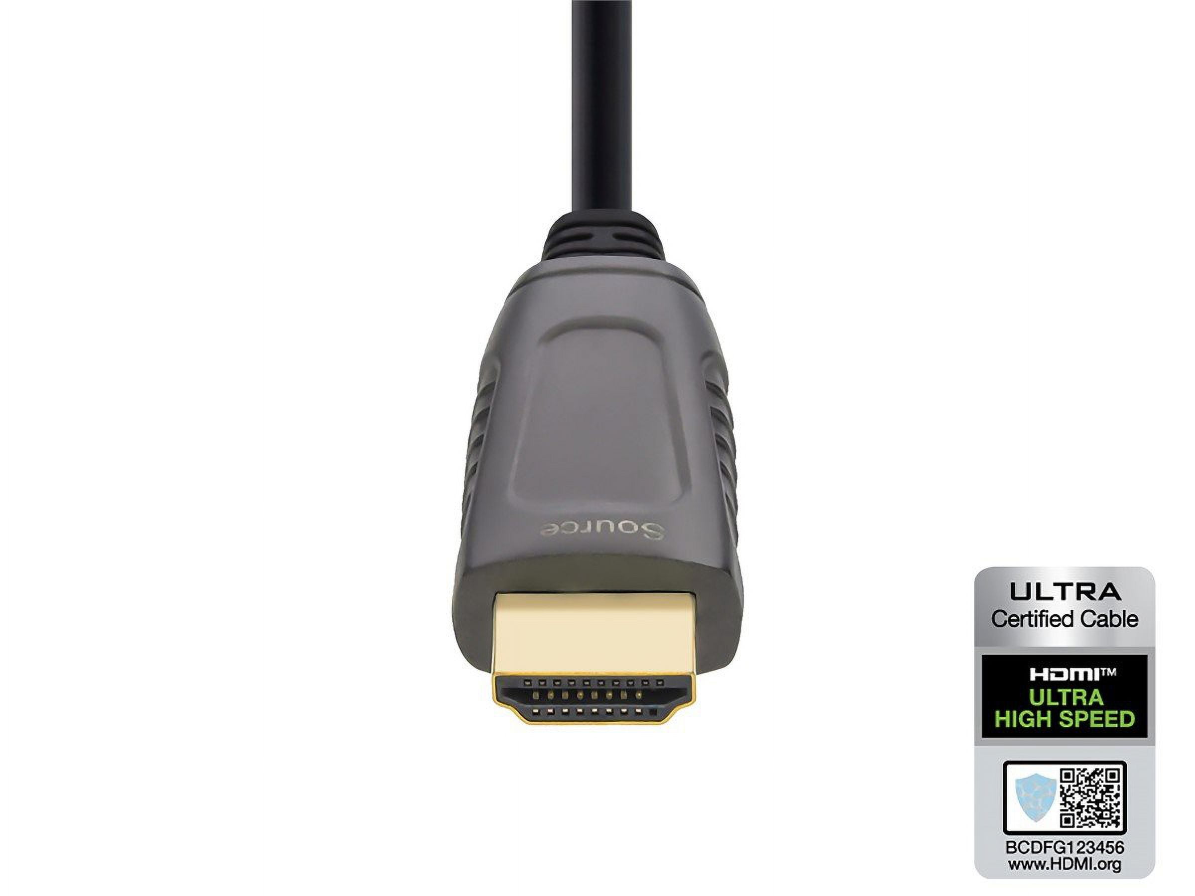 Monoprice 8K Certified Ultra High Speed Active HDMI Cable - 10 Meters (32 Feet) HDMI 2.1, AOC, for PlayStation 5, Xbox Series X, Xbox Series S - SlimRun AV Series