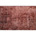 thumbnail image 2 of Addison Rugs Mayfield Washable Transitional Organic Merlot Rectangle Rug, 1'8" x 2'6", 2 of 5
