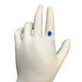 thumbnail image 2 of AoneJewelry 1.25 Carat Created Tanzanite Oval Shape Ring In 10K Solid Rose, White & Yellow Gold, 2 of 5