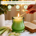 thumbnail image 3 of Giphtpoeet 2 Pack Citronella Candles Glass Jar Soy Lemongrass Scented Candle with Handle Candle Gift Set for Outdoor Garden Camping, 3 of 9