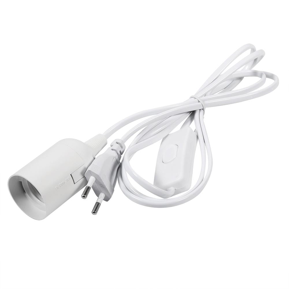 E27 Hanging Pendant Light Plug-in Switch Cord Lights Socket Lamp Bulb Holder F6 