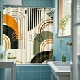 thumbnail image 5 of TIELUTT Fabric Shower Curtain Liner with Reinforced Rustproof for Bathroom Bathroom Clear Curtain Fringe Shower Curtains for Bathroom Curtain Liners Shower Fancy Shower Curtain Set Fabric Shower Curta, 5 of 5
