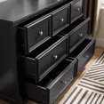 thumbnail image 3 of Leumius 7 Drawers Dresser,Modern 7 Drawers Cabinet Chest of Drawers Closet Organizers and Storage for Living Room,Bedroom,Black, 3 of 8
