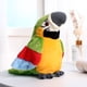 thumbnail image 5 of KAKOWELY Juguete de loro parlante con alas móviles, loro de peluche, juguete educativo para niños, juguete electrónico de peluche, juguete interactivo de peluche., 5 of 5