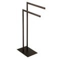 thumbnail image 5 of Kingston Brass  Edenscape Freestanding Dual Towel Rack Brushed Brass Brushed, 5 of 5