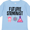 thumbnail image 4 of Inktastic Science Gift Future STEMinist Scientist for Girls Girls Long Sleeve Toddler T-Shirt, 4 of 5