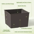 thumbnail image 4 of Homall 2-Pack 32" Tall Outdoor Plastic Planters with Inside Pots, Rattan - Patterned for Patio Decor, 4 of 7
