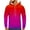 Hot Pink, variant on Fanxing Hoodies for Men Big & Tall Tie Dye Graphic Fleece Sweatshirts Long Sleeve Pullover Drawstring Hoody Sweatshirt with Pockets October Blue,L