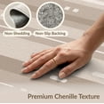 thumbnail image 6 of ODIKA 4'x6' Beige Dune Pattern Washable Area Rug Contemporary Hand Loom Knotted Aesthetic for Dorm Room, Small Living Stain Resistant Low Profile, Easy Care, 6 of 7