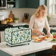 thumbnail image 4 of Renewold Toaster Oven Cover Dust-Proof Polyester Convection Oven Air Fryer Protector with Accessory Pockets and Handle Home Kitchen Decor, 20.5 x 16.5 x 10 Inches, Cactus Succulent, 4 of 7