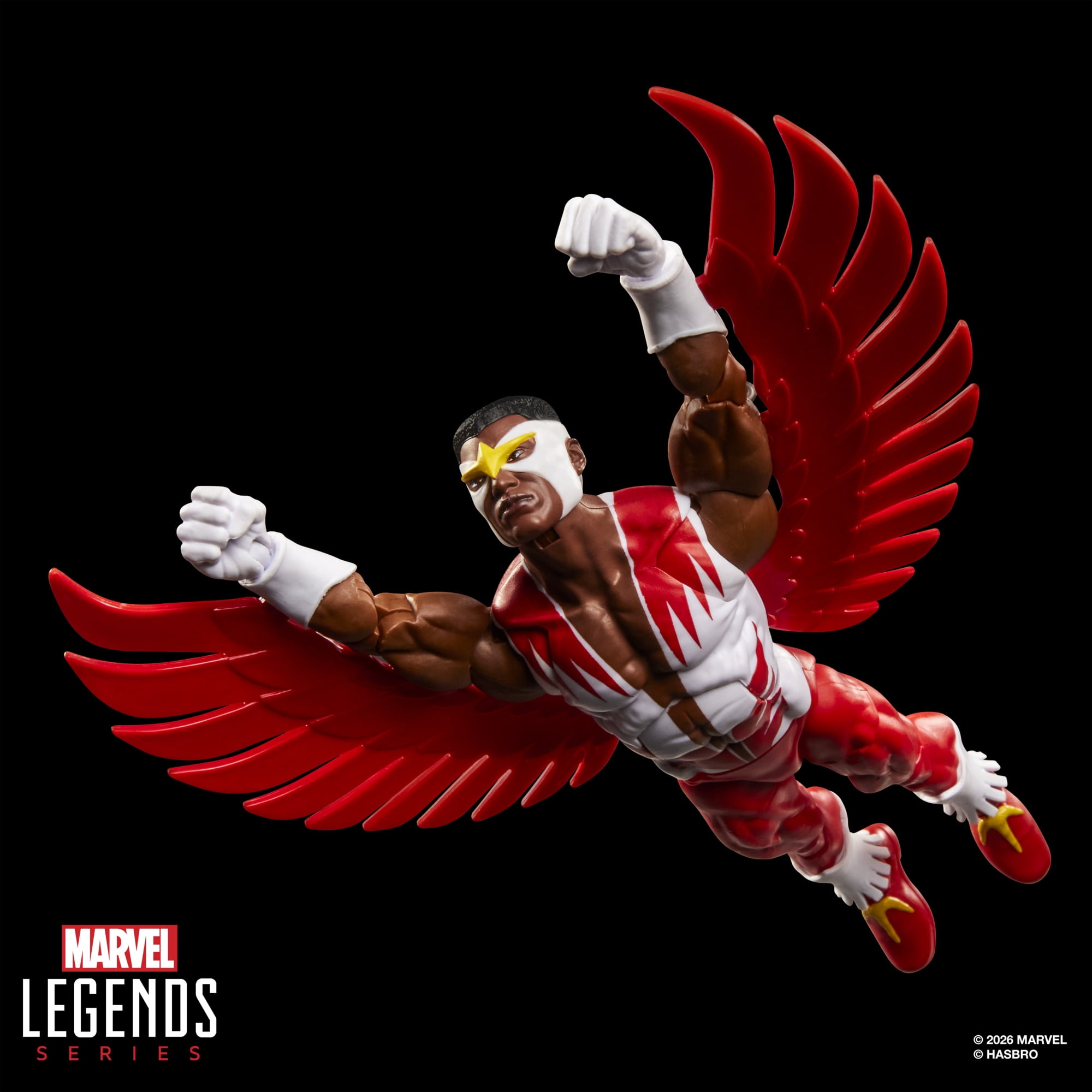 Marvel Legends Series Secret Wars Marvel’s Falcon, Retro Captain America Comics Collectible Action Figure (6”)